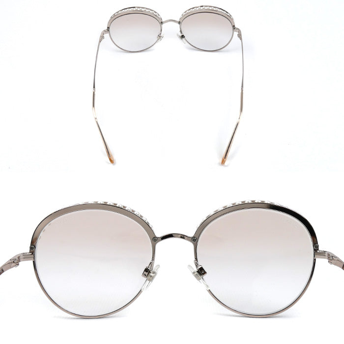 CHANEL シャネル ココマーク サングラス ピンクゴールド 4247-H C117/13 52□19 135 レディース【中古】
