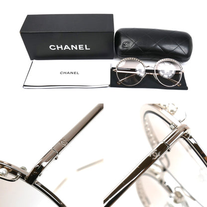 CHANEL シャネル ココマーク サングラス ピンクゴールド 4247-H C117/13 52□19 135 レディース【中古】