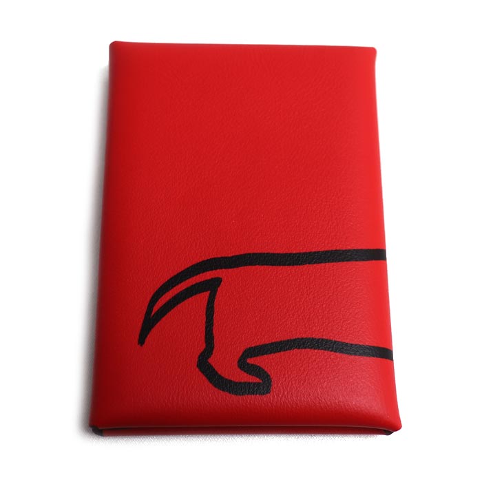 HERMES エルメス カルヴィ デュオ スイフト コインケース ルージュトマト ダックスフンド 犬 K刻印（2025） レディース【中古】【極美品】