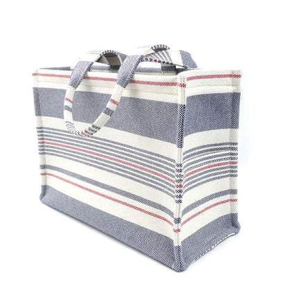 CELINE セリーヌ ラージ カバ タイス トートバッグ ホワイト×ブルー×レッド 196762FYN トリオンフ レディース【中古】【美品】