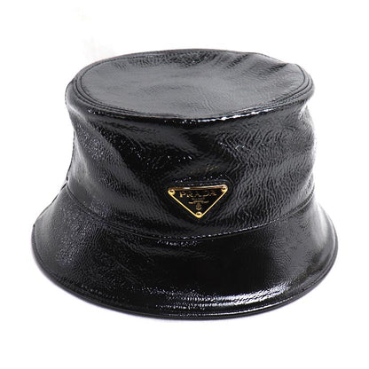 PRADA プラダ トライアングルロゴ バケットハット ハット 1HC137 2DNT F0002 L ユニセックス【中古】
