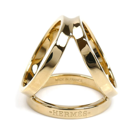 HERMES エルメス 真鍮 トリオ スカーフリング H601472S カレ 90用 レディース【中古】【美品】