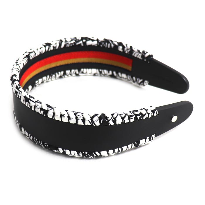 HERMES エルメス スイフト シルク セリエグレース ヘアアクセサリー カチューシャ レディース【中古】【美品】