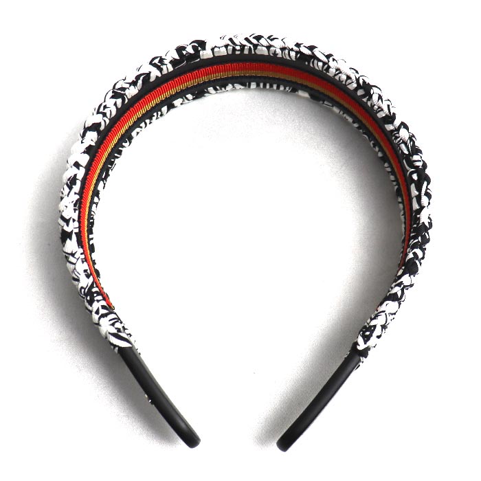 HERMES エルメス スイフト シルク セリエグレース ヘアアクセサリー カチューシャ レディース【中古】【美品】