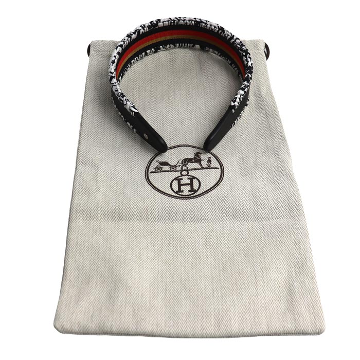 HERMES エルメス スイフト シルク セリエグレース ヘアアクセサリー カチューシャ レディース【中古】【美品】