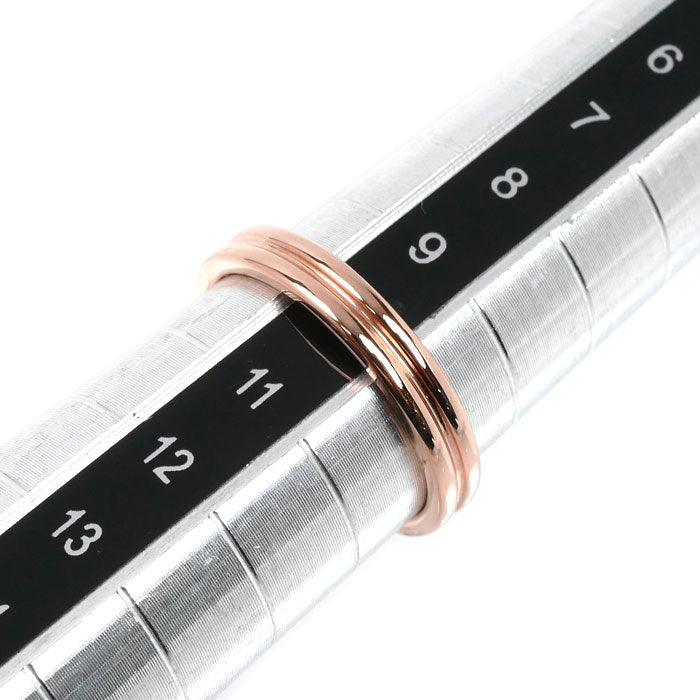 Boucheron ブシュロン K18PG ピンクゴールド ゴドロン リング・指輪 JAL00009 10号 50 3.3g レディース【中古】【美品】