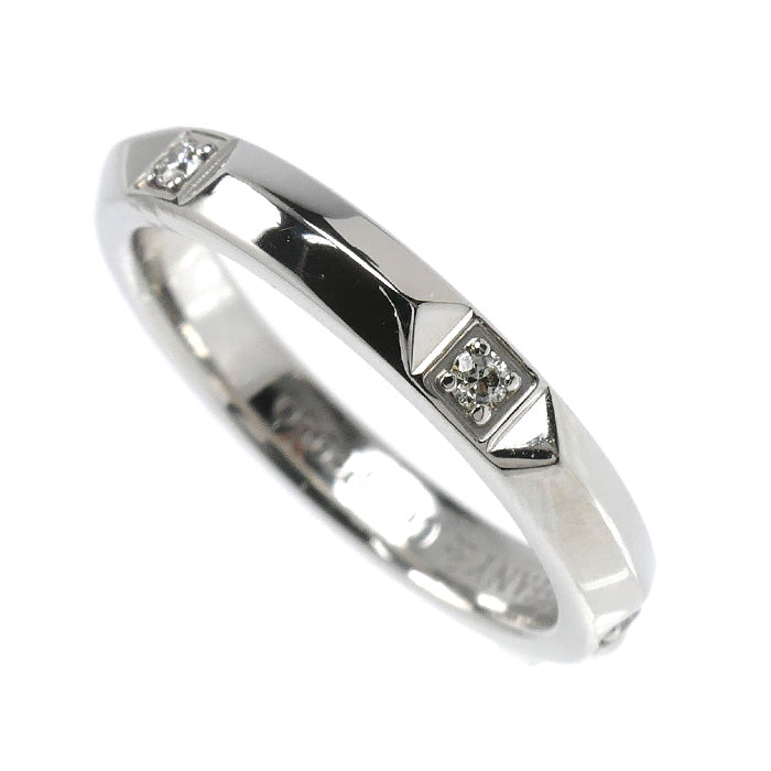 TIFFANY&Co. ティファニー Pt950プラチナ トゥルーバンド ダイヤ リング・指輪 67133617 ダイヤモンド 4号 4.0g レディース【中古】【美品】