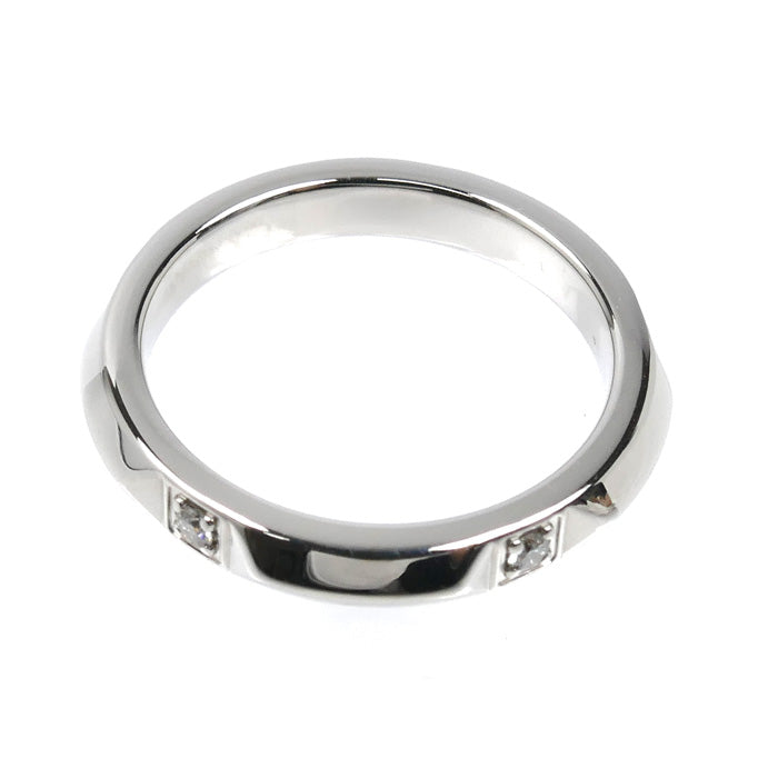 TIFFANY&Co. ティファニー Pt950プラチナ トゥルーバンド ダイヤ リング・指輪 67133617 ダイヤモンド 4号 4.0g レディース【中古】【美品】