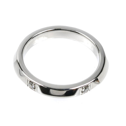TIFFANY&Co. ティファニー Pt950プラチナ トゥルーバンド ダイヤ リング・指輪 67133617 ダイヤモンド 4号 4.0g レディース【中古】【美品】