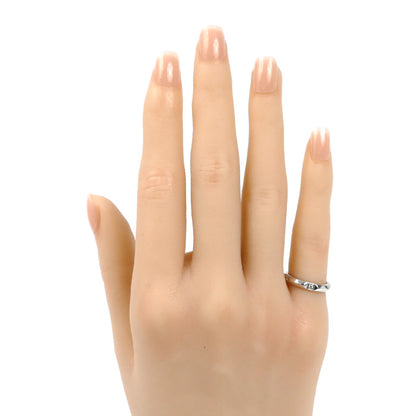 TIFFANY&Co. ティファニー Pt950プラチナ トゥルーバンド ダイヤ リング・指輪 67133617 ダイヤモンド 4号 4.0g レディース【中古】【美品】
