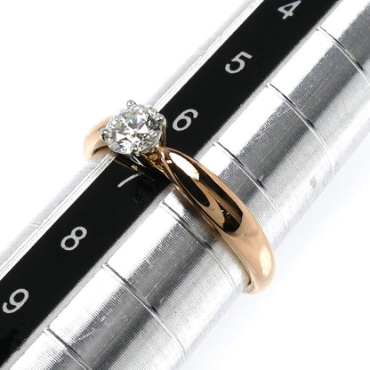 TIFFANY&Co. ティファニー K18PG ピンクゴールド Pt950プラチナ ハーモニー ダイヤ リング・指輪 70624 ダイヤモンド0.28ct 6号 2.4g レディース【中古】【美品】