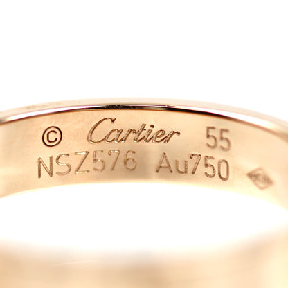 CARTIER カルティエ K18PG ピンクゴールド ミニラブ 1Pダイヤ リング・指輪 B4050755 ダイヤモンド 15号 55 4.6g レディース【中古】【美品】