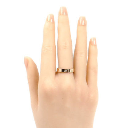 CARTIER カルティエ K18PG ピンクゴールド ミニラブ 1Pダイヤ リング・指輪 B4050755 ダイヤモンド 15号 55 4.6g レディース【中古】【美品】
