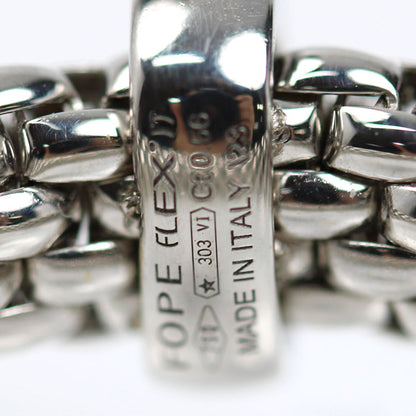 フォッぺ K18WG ホワイトゴールド Flex'it VENDOME リング・指輪 58402AX_BN_B_XBX_00L ブラックダイヤモンド0.56ct 7.8g フリーサイズ(L) ユニセックス【中古】【美品】