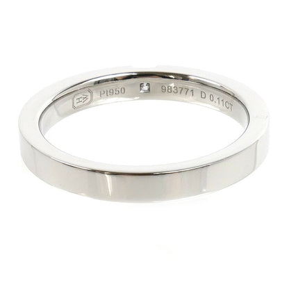 HARRY WINSTON ハリーウィンストン Pt950プラチナ プリンセスカット マリッジ リング・指輪 WBDPPCBZS10-095 ダイヤモンド0.11ct 19.5号 8.7g レディース【中古】【美品】