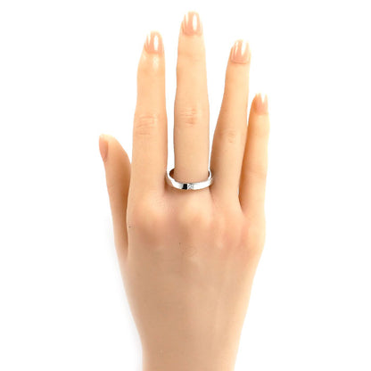 HARRY WINSTON ハリーウィンストン Pt950プラチナ プリンセスカット マリッジ リング・指輪 WBDPPCBZS10-095 ダイヤモンド0.11ct 19.5号 8.7g レディース【中古】【美品】