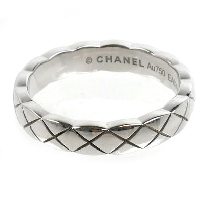 CHANEL シャネル K18WG ホワイトゴールド ココクラッシュ リング・指輪 J11793 4.5号 45 3.4g レディース【中古】【美品】