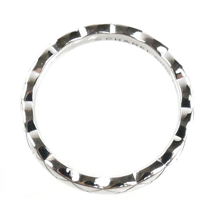 CHANEL シャネル K18WG ホワイトゴールド ココクラッシュ リング・指輪 J11793 4.5号 45 3.4g レディース【中古】【美品】