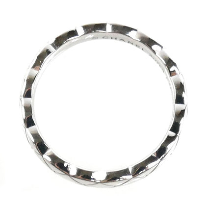CHANEL シャネル K18WG ホワイトゴールド ココクラッシュ リング・指輪 J11793 4.5号 45 3.4g レディース【中古】【美品】