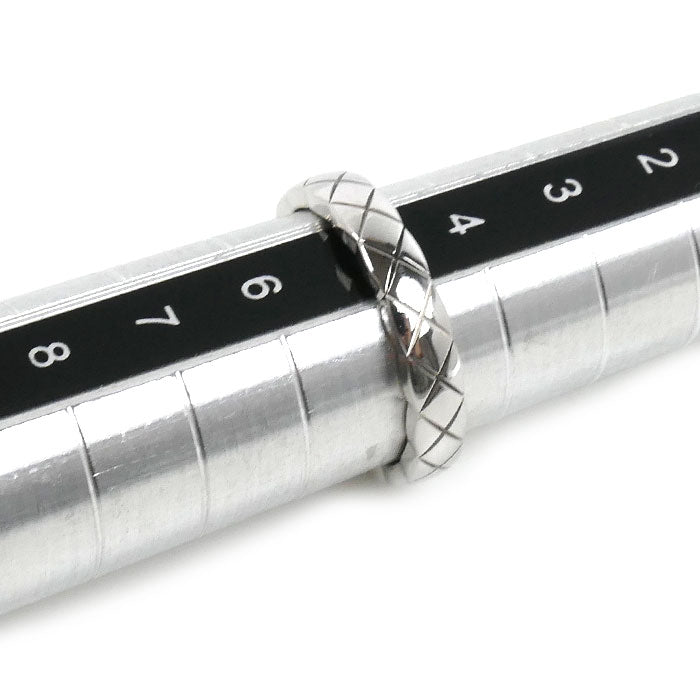CHANEL シャネル K18WG ホワイトゴールド ココクラッシュ リング・指輪 J11793 4.5号 45 3.4g レディース【中古】【美品】