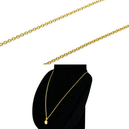 BVLGARI ブルガリ K18YG イエローゴールド ブルガリ ブルガリ 1Pダイヤ ネックレス ダイヤモンド 8.5g 40cm レディース【中古】