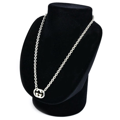 GUCCI グッチ シルバー925 インターロッキングG ネックレス 190489 28.2g 45cm メンズ【中古】