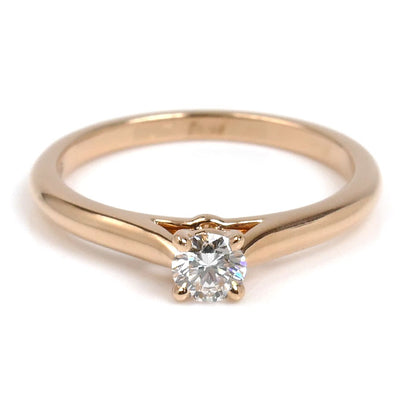 CARTIER カルティエ K18PG ピンクゴールド ソリテール1895 リング・指輪 N4743600 ダイヤモンド0.23ct 12.5号 53 2.9g レディース【中古】
