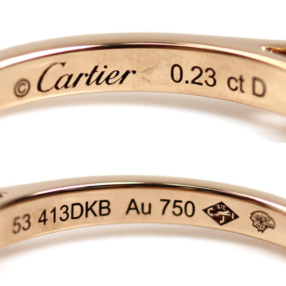 CARTIER カルティエ K18PG ピンクゴールド ソリテール1895 リング・指輪 N4743600 ダイヤモンド0.23ct 12.5号 53 2.9g レディース【中古】