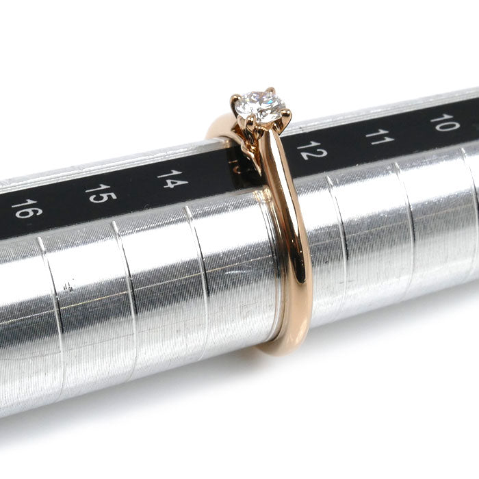 CARTIER カルティエ K18PG ピンクゴールド ソリテール1895 リング・指輪 N4743600 ダイヤモンド0.23ct 12.5号 53 2.9g レディース【中古】