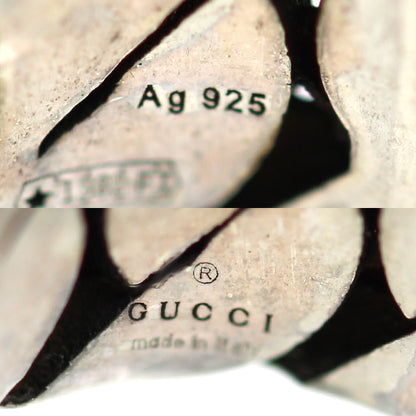GUCCI グッチ シルバー925 インターロッキングG イヤリング イヤーカフ 675121 J8400 0728 2.6g 片耳 レディース【中古】