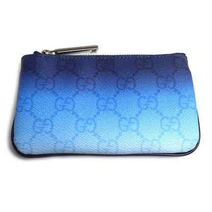 GUCCI グッチ GGスプリーム クロマ キーポーチ コインケース ブルーグラデーション 835703 FAERI 8473 メンズ【中古】【美品】