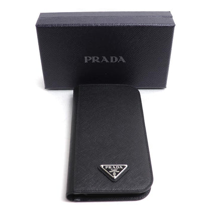 PRADA プラダ サフィアーノ iPhone17Pro Max iPhoneケース ブラック 2ZH224_QHH_F0002 ユニセックス【中古】【美品】