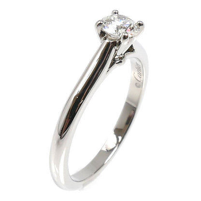 CARTIER カルティエ Pt950プラチナ ソリテール1895 リング・指輪 N4163600 ダイヤモンド0.31ct 9.5号 50 3.8g レディース【中古】