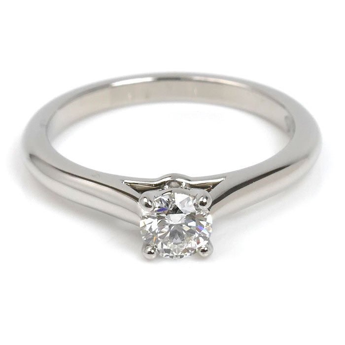 CARTIER カルティエ Pt950プラチナ ソリテール1895 リング・指輪 N4163600 ダイヤモンド0.31ct 9.5号 50 3.8g レディース【中古】