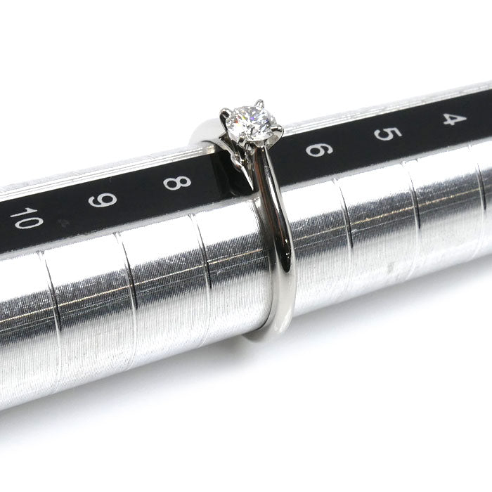 CARTIER カルティエ Pt950プラチナ ソリテール1895 リング・指輪 ダイヤモンド0.20ct 7号 47 2.3g レディース【中古】
