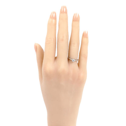 CARTIER カルティエ Pt950プラチナ ソリテール1895 リング・指輪 ダイヤモンド0.20ct 7号 47 2.3g レディース【中古】