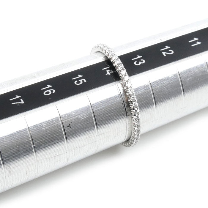 CARTIER カルティエ K18WG ホワイトゴールド エタンセル ドゥ カルティエ フルエタニティ リング・指輪 ダイヤモンド 13.5号 54 1.3g レディース【中古】【美品】