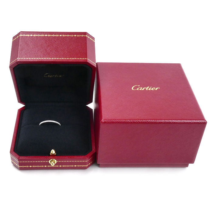 CARTIER カルティエ K18WG ホワイトゴールド エタンセル ドゥ カルティエ フルエタニティ リング・指輪 ダイヤモンド 13.5号 54 1.3g レディース【中古】【美品】