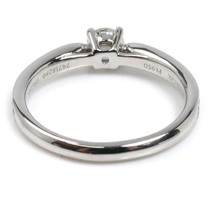 TIFFANY&Co. ティファニー Pt950プラチナ ハーモニー ハーフサークル リング・指輪 ダイヤモンド0.23ct 8号 3.2g レディース【中古】