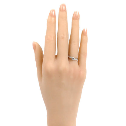 TIFFANY&Co. ティファニー Pt950プラチナ ハーモニー ハーフサークル リング・指輪 ダイヤモンド0.23ct 8号 3.2g レディース【中古】