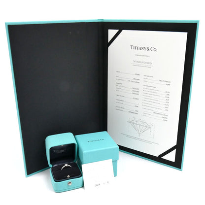 TIFFANY&Co. ティファニー Pt950プラチナ ハーモニー ハーフサークル リング・指輪 ダイヤモンド0.23ct 8号 3.2g レディース【中古】