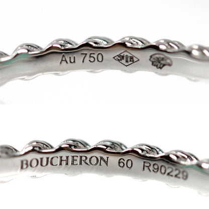 Boucheron ブシュロン K18WG ホワイトゴールド セルパンボエム アクアプレーズ リング・指輪 JRG03137 19.5号 60 2.9g レディース【中古】【美品】