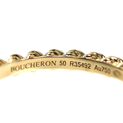 Boucheron ブシュロン K18YG イエローゴールド セルパンボエム マラカイト リング・指輪 JRG02795 マラカイト 10号 50 2.7g レディース【中古】【美品】