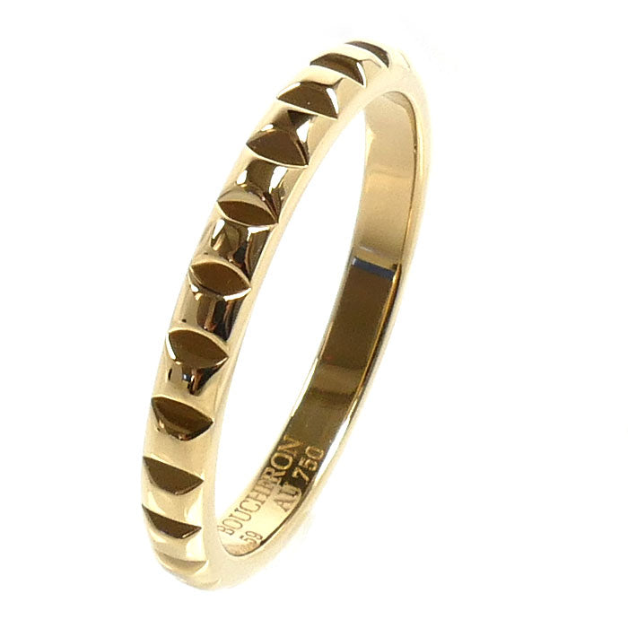 Boucheron ブシュロン K18YG イエローゴールド クルドパリ ミディアム リング・指輪 JAL00008 18.5号 59 3.9g ユニセックス【中古】