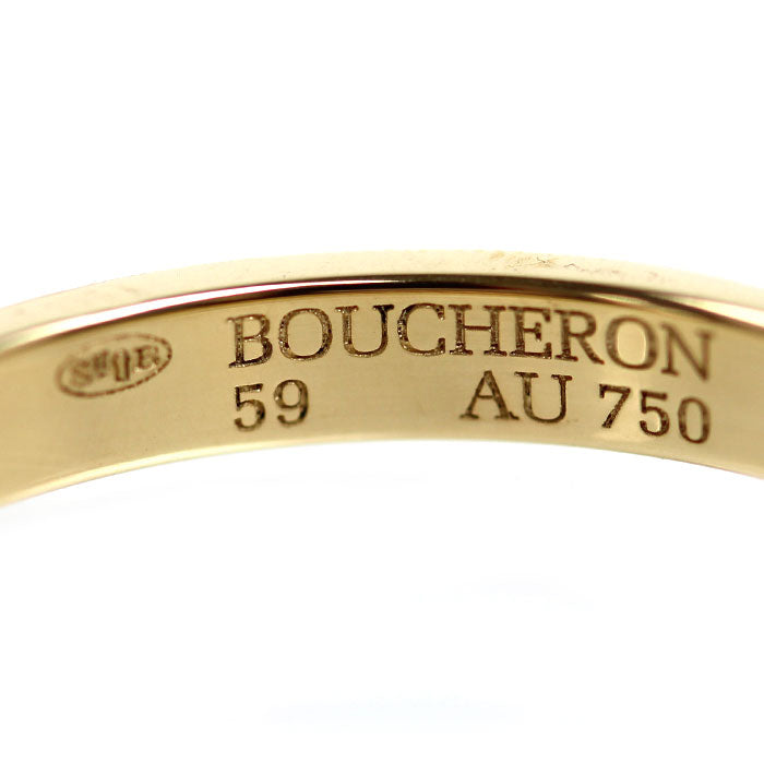 Boucheron ブシュロン K18YG イエローゴールド クルドパリ ミディアム リング・指輪 JAL00008 18.5号 59 3.9g ユニセックス【中古】