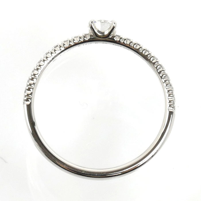 CARTIER カルティエ Pt950プラチナ エタンセル ドゥ カルティエ ソリテール ハーフエタニティ リング・指輪 N4744300 ダイヤモンド0.19ct 10号 50 1.7g レディース【中古】【美品】
