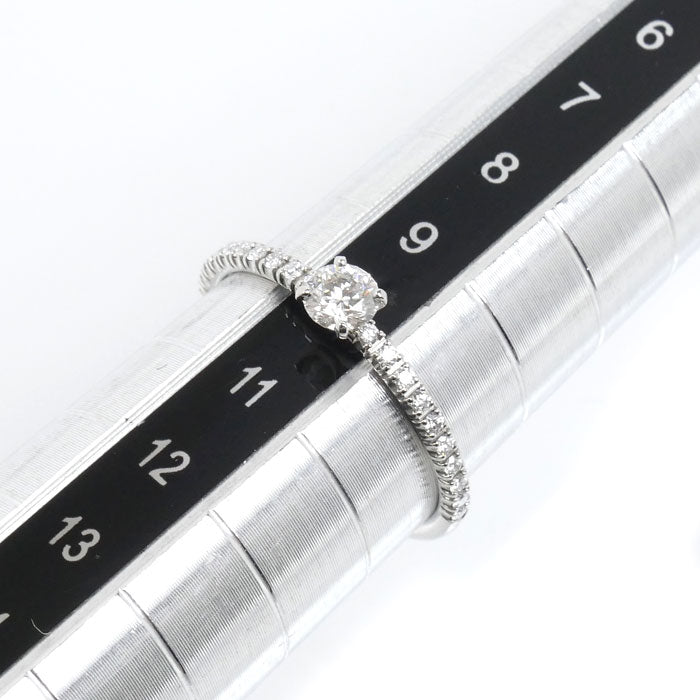 CARTIER カルティエ Pt950プラチナ エタンセル ドゥ カルティエ ソリテール ハーフエタニティ リング・指輪 N4744300 ダイヤモンド0.19ct 10号 50 1.7g レディース【中古】【美品】