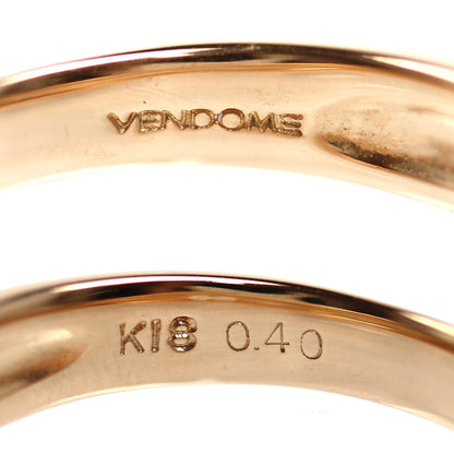 Vendome Aoyama ヴァンドーム青山 K18PG ピンクゴールド リング・指輪 ダイヤモンド0.40ct 11号 4.0g レディース【中古】【美品】