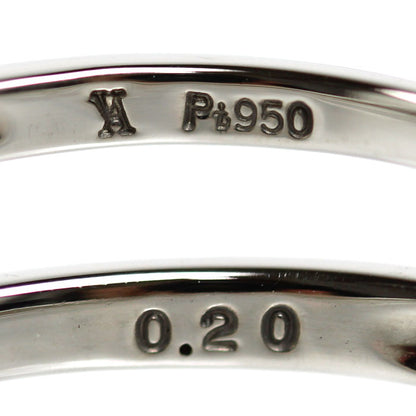 Vendome Aoyama ヴァンドーム青山 Pt950プラチナ ハーフエタニティ リング・指輪 APVR036011DI ダイヤモンド0.20ct 11号 2.4g レディース【中古】【美品】