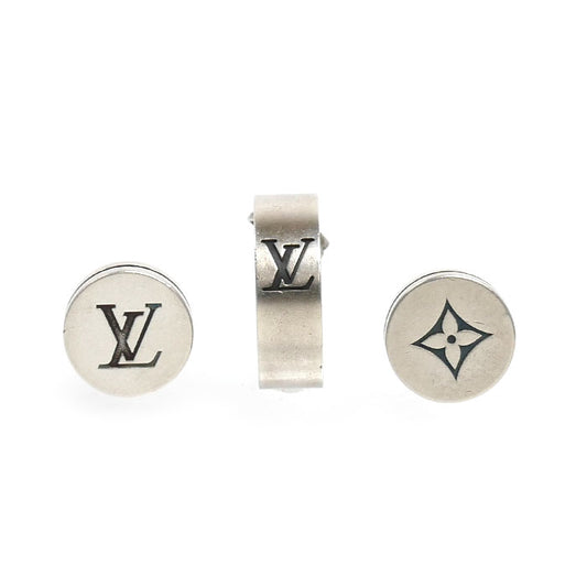 LOUIS VUITTON ルイ・ヴィトン シルバー925 ピアスLVテーラー 3点セット ピアス M02028 VA2244 9.8g レディース【中古】
